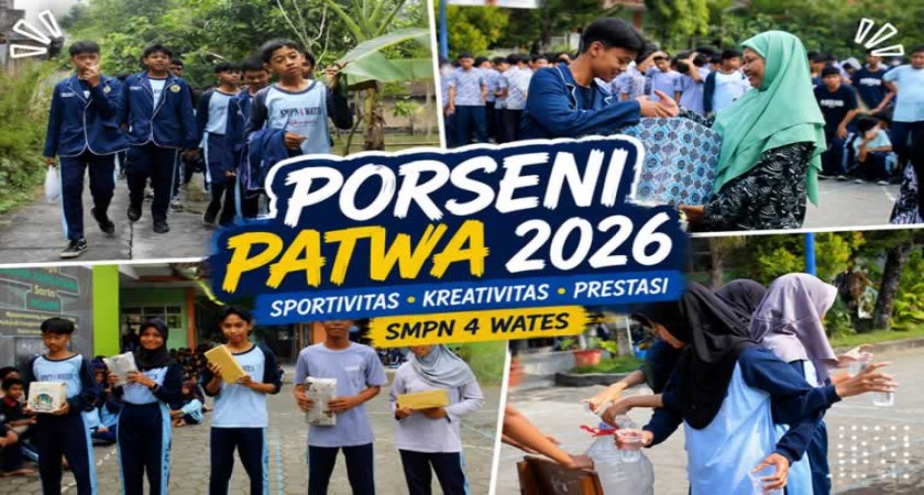 PORSENI PATWA 2026 Jadi Ajang Unjuk Bakat dan Prestasi Siswa SMP Negeri 4 Wates