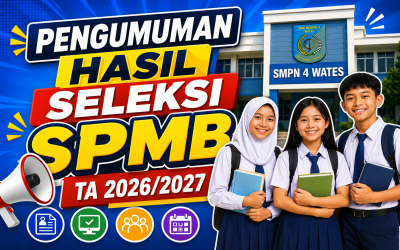 Penetapan Hasil Seleksi SPMB Tahun Ajaran 2026/2027